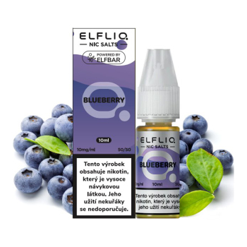 ELFLIQ Nic SALT - Borůvka (Blueberry) 10ml - 10mg