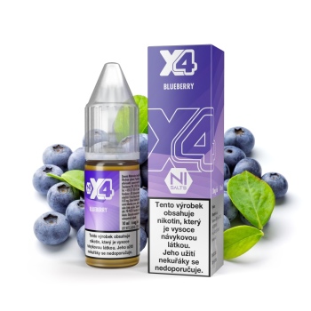 X4 Bar Juice - Borůvka (Blueberry) - 10mg