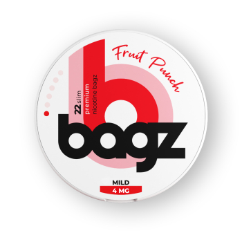 Bagz FRUIT PUNCH (Ovocný punč) 4mg - Nikotinové sáčky - 4mg