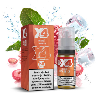 X4 Bar Juice - Chladivé liči (Lychee Ice) - 20mg