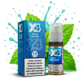 X4 Bar Juice - Čerstvá máta (Fresh Mint) - 20mg